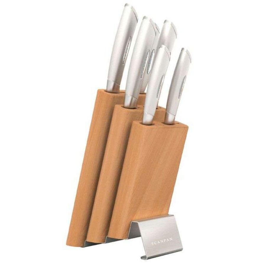 Kitchen & Dining * | Scanpan 7-Piece Step Knife Block