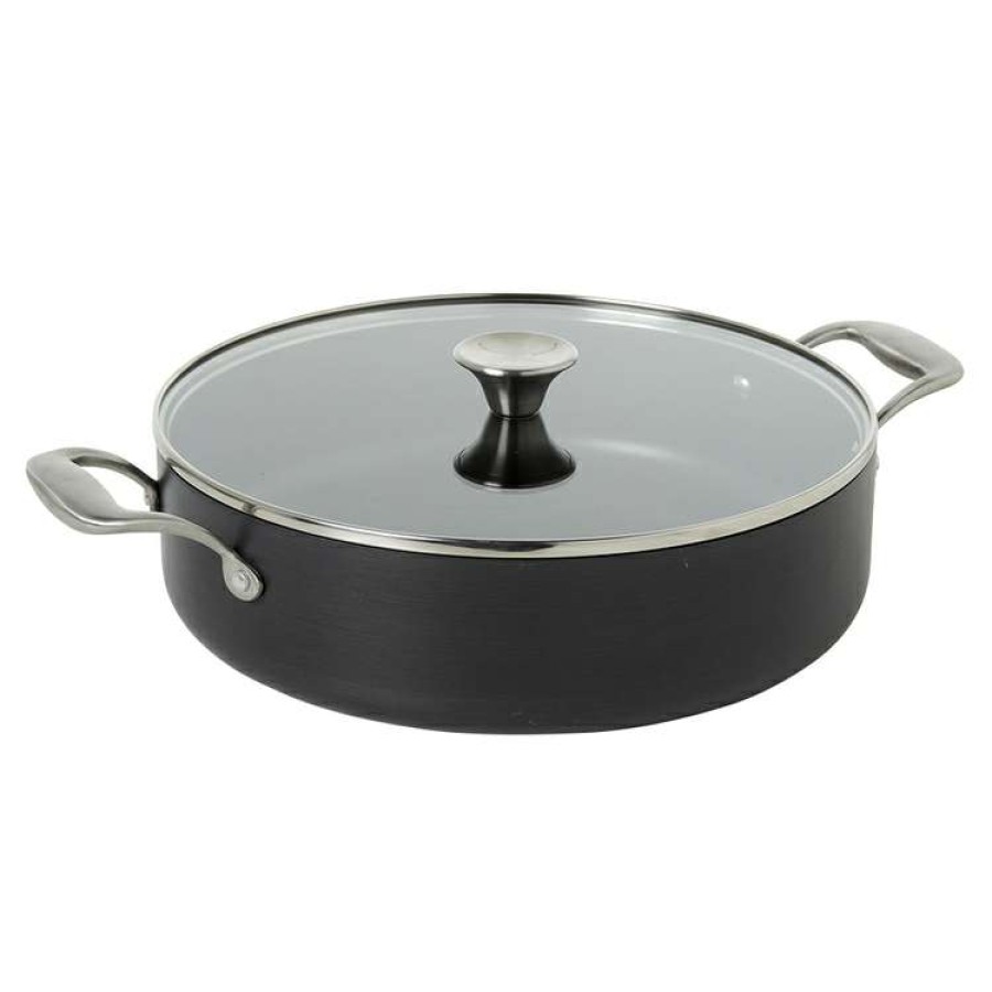 Kitchen & Dining * | S&N By Miguel Maestre Hard Anodised Chefs Pan 30Cm