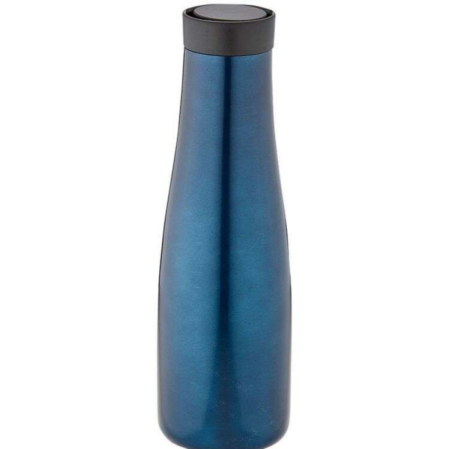 Kitchen & Dining * | Tempa Sawyer Metallic Navy Drink Bottle