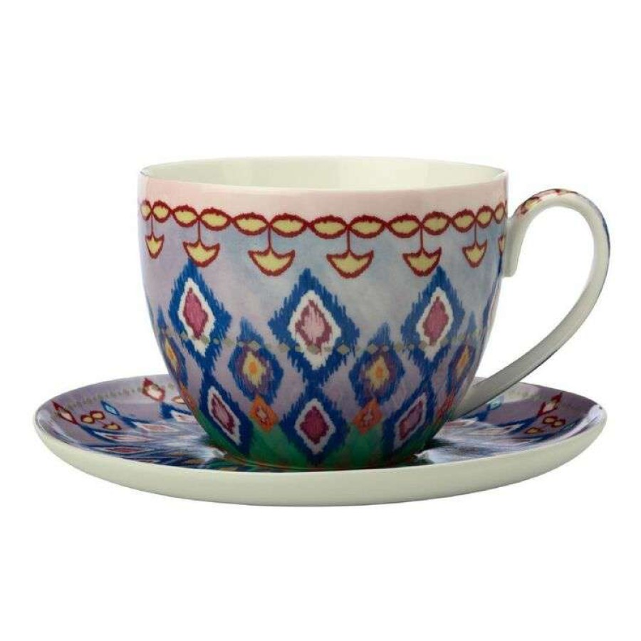 Kitchen & Dining * | Maxwell & Williams Teas & C'S Zanzibar Breakfast Cup & Saucer 400Ml Gift Boxed