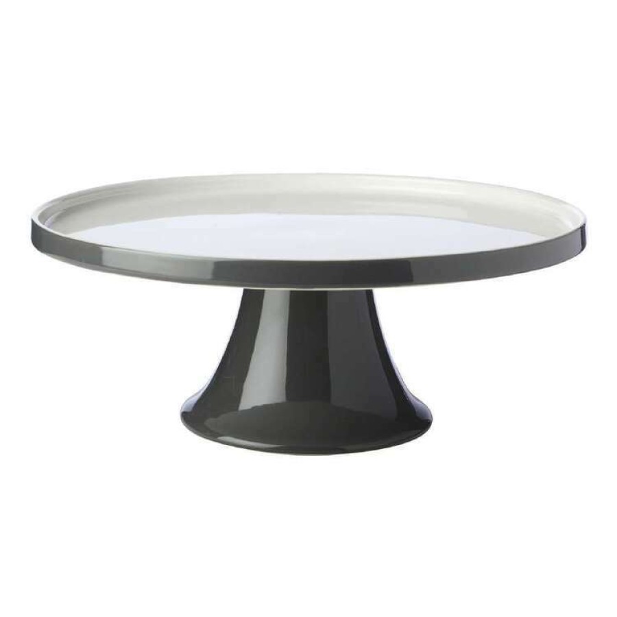 Kitchen & Dining * | Maxwell & Williams Mezze Cake Stand 30Cm Charcoal Gift Boxed